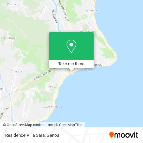 Residence Villa Sara map