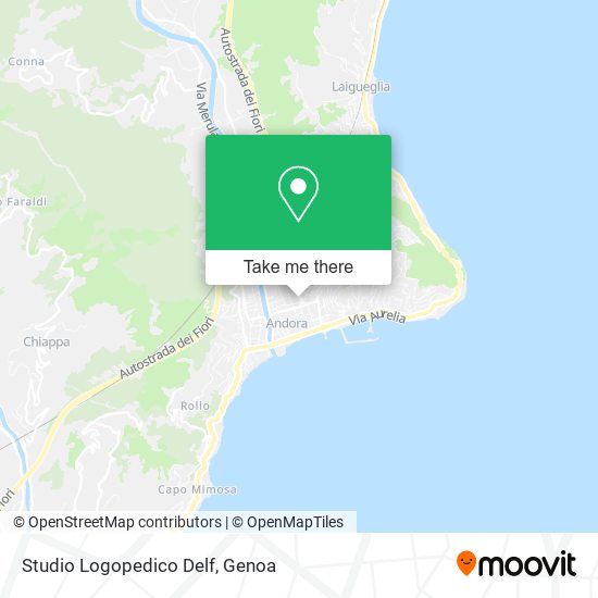 Studio Logopedico Delf map