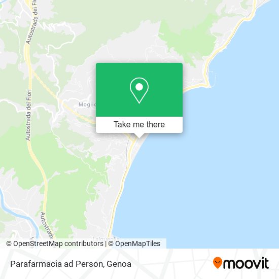 Parafarmacia ad Person map