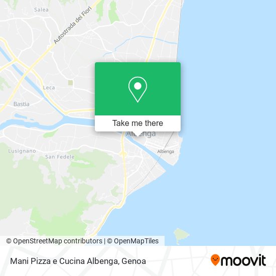 Mani Pizza e Cucina Albenga map