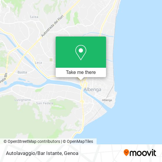 Autolavaggio/Bar Istante map