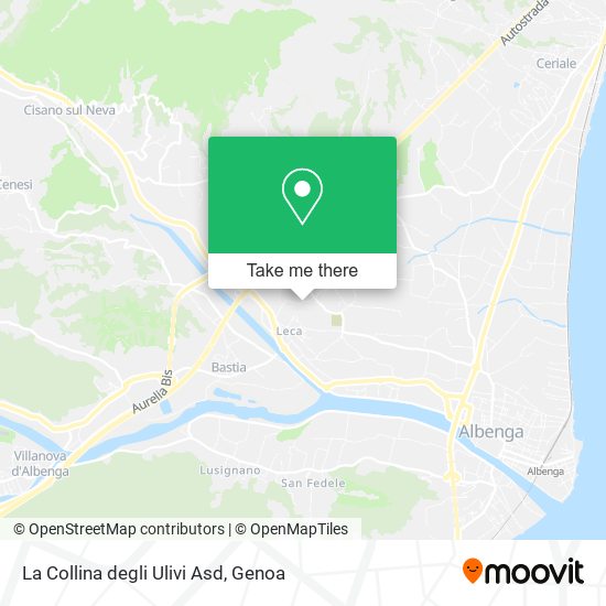 La Collina degli Ulivi Asd map