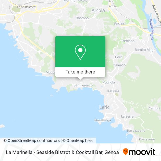 La Marinella - Seaside Bistrot & Cocktail Bar map