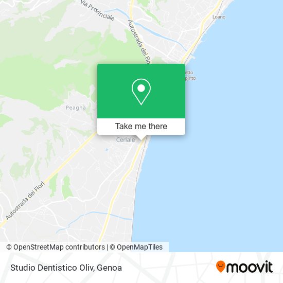 Studio Dentistico Oliv map