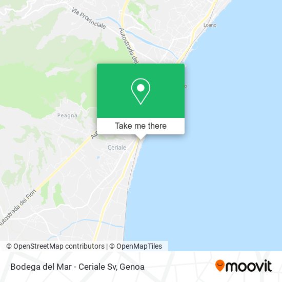 Bodega del Mar - Ceriale Sv map