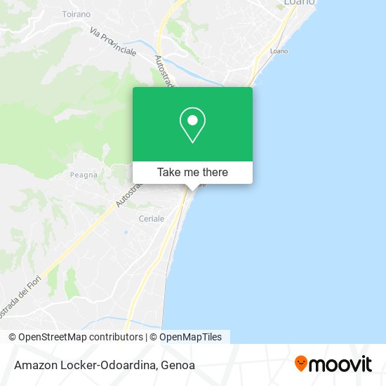 Amazon Locker-Odoardina map