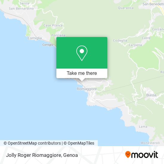 Jolly Roger Riomaggiore map