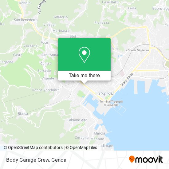 Body Garage Crew map