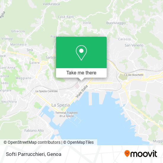 Softi Parrucchieri map