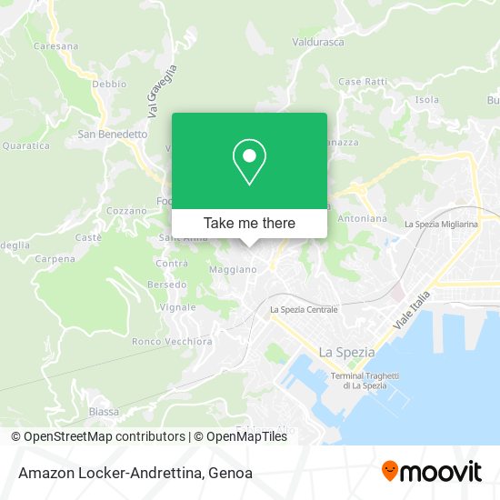 Amazon Locker-Andrettina map