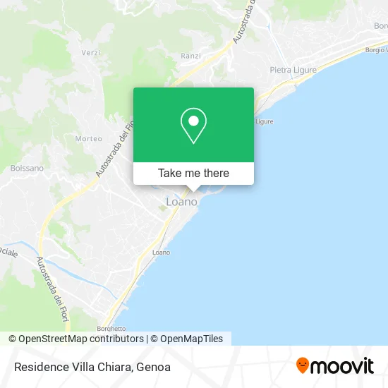 Villa Chiara Residence map