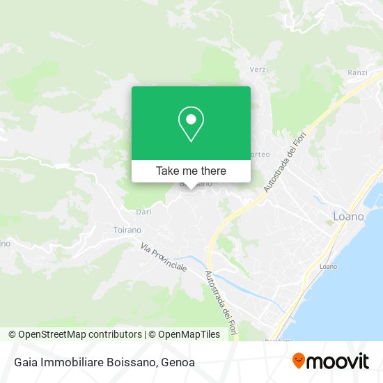 Gaia Immobiliare Boissano map