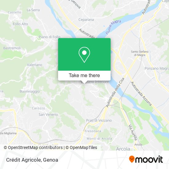 Crédit Agricole map