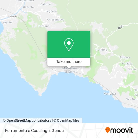 Ferramenta e Casalingh map