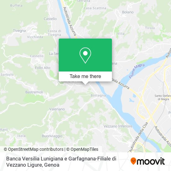 Banca Versilia Lunigiana e Garfagnana-Filiale di Vezzano Ligure map