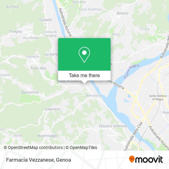 Farmacia Vezzanese map