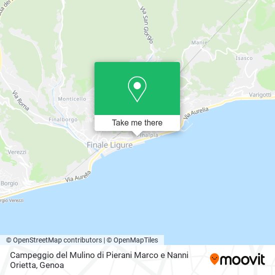 Campeggio del Mulino di Pierani Marco e Nanni Orietta map