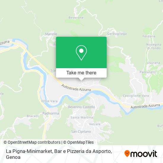 La Pigna-Minimarket, Bar e Pizzeria da Asporto map
