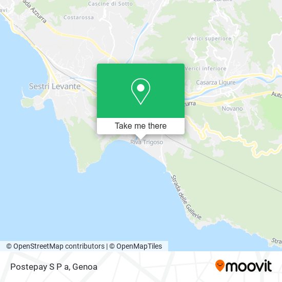 Postepay S P a map