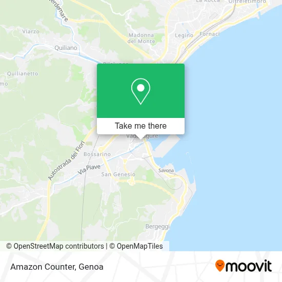 Amazon Counter map