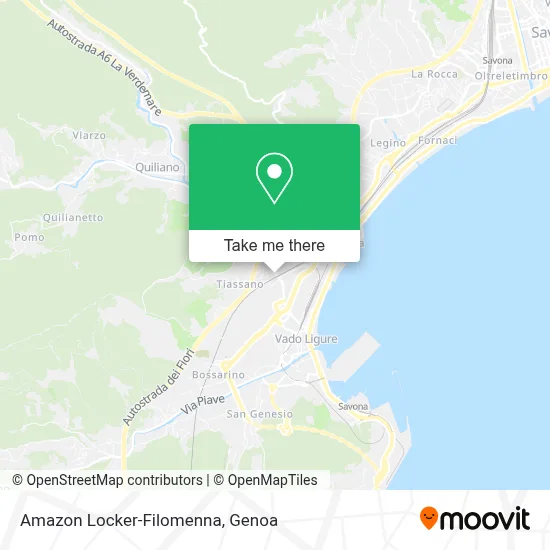 Amazon Locker-Filomenna map