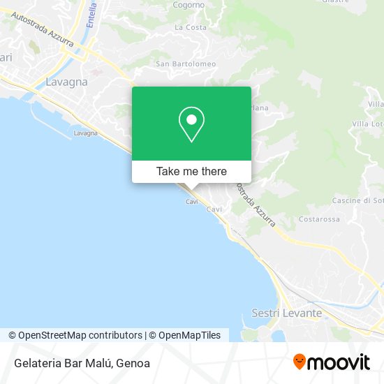 Gelateria Bar Malú map
