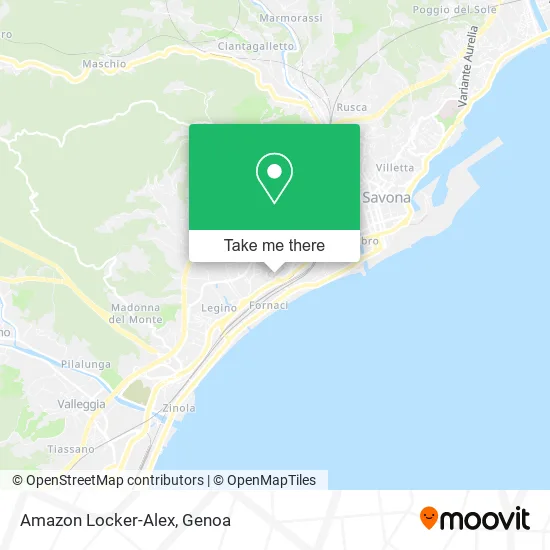 Amazon Locker-Alex map