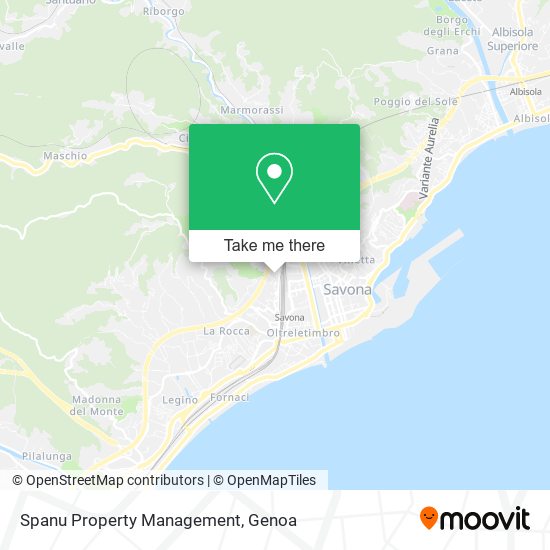 Spanu Property Management map