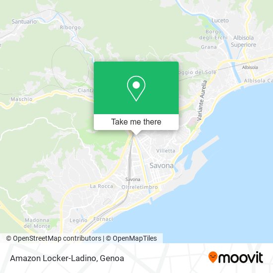 Amazon Locker-Ladino map