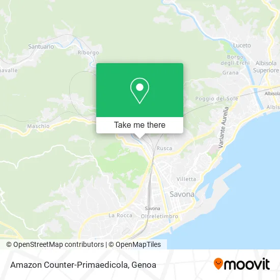 Amazon Counter-Primaedicola map