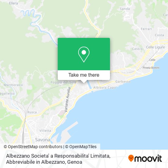 Albezzano Societa' a Responsabilita' Limitata, Abbreviabile in Albezzano map