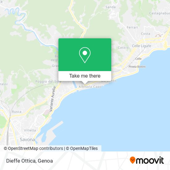 Dieffe Ottica map
