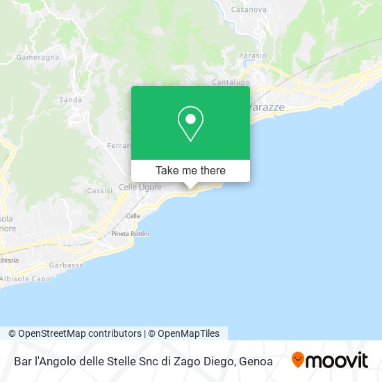 Bar l'Angolo delle Stelle Snc di Zago Diego map
