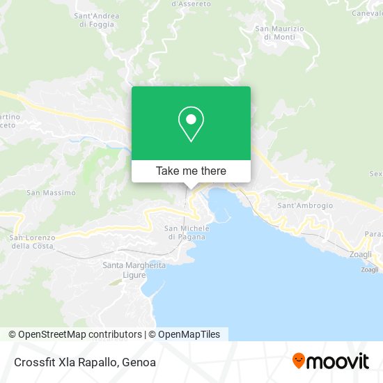 Crossfit Xla Rapallo map