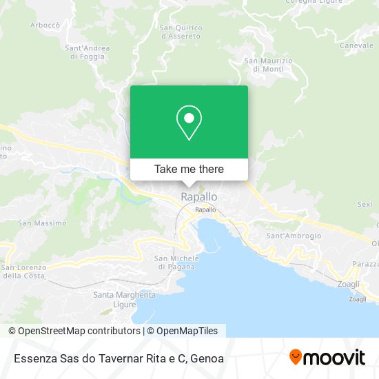 Essenza Sas do Tavernar Rita e C map