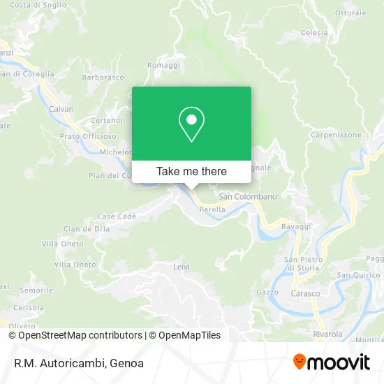 RM Auto Parts map