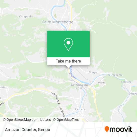 Amazon Counter map