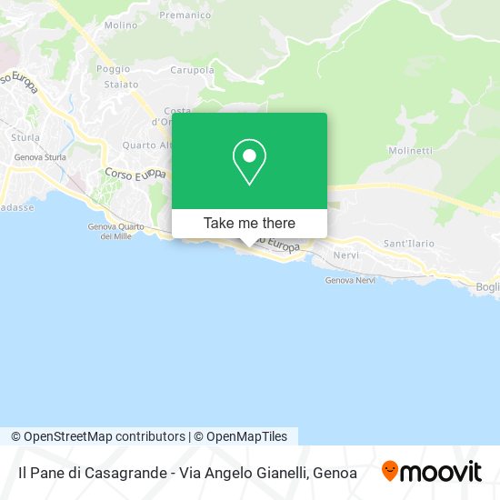 Il Pane di Casagrande - Via Angelo Gianelli map