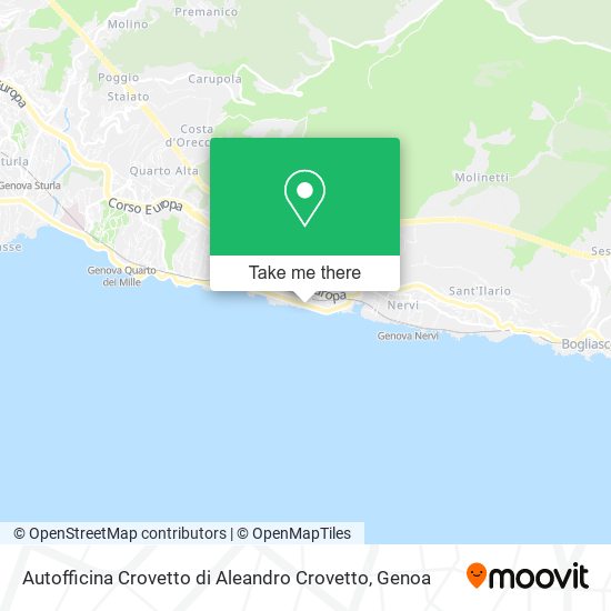 Autofficina Crovetto di Aleandro Crovetto map