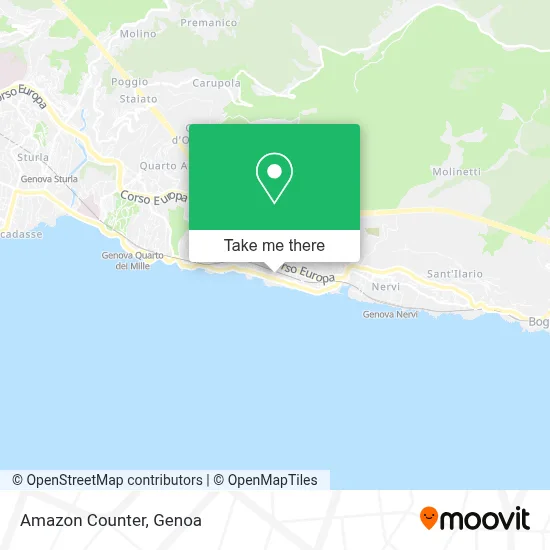 Amazon Counter map