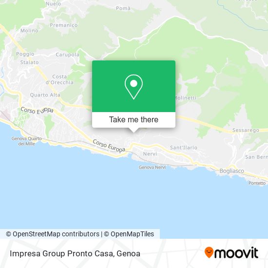 Impresa Group Pronto Casa map