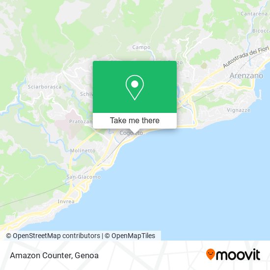 Amazon Counter map