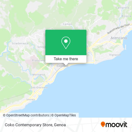 Coko Contemporary Store map