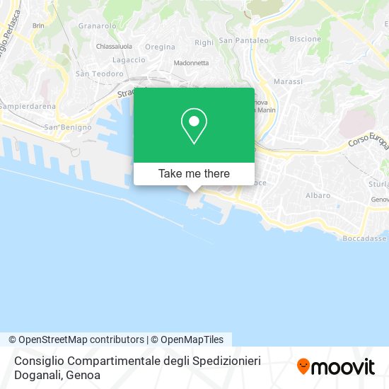 Consiglio Compartimentale degli Spedizionieri Doganali map