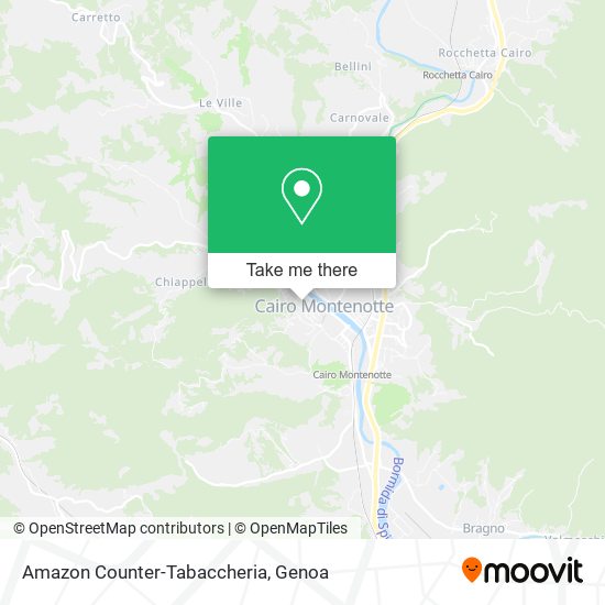 Amazon Counter-Tabaccheria map