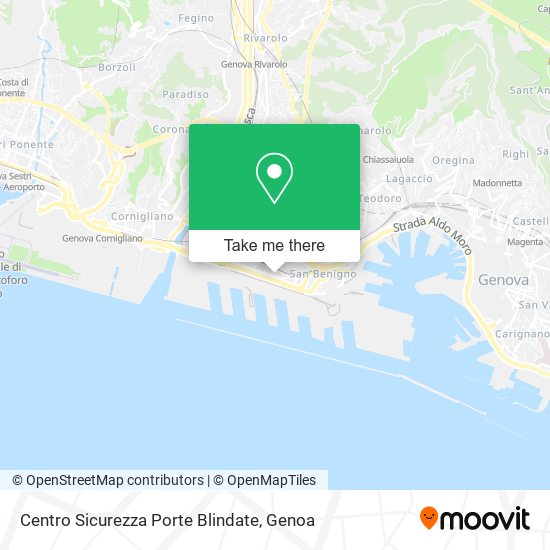 Centro Sicurezza Porte Blindate map