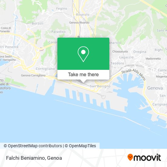 Falchi Beniamino map