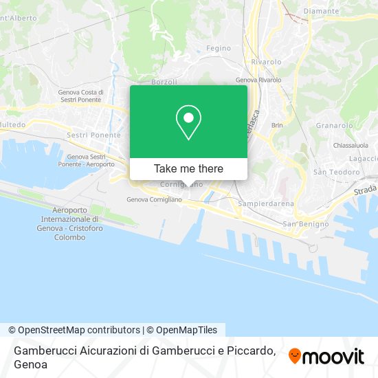 Gamberucci Aicurazioni di Gamberucci e Piccardo map