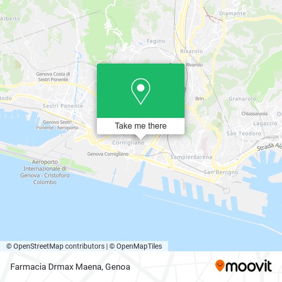 Farmacia Drmax Maena map