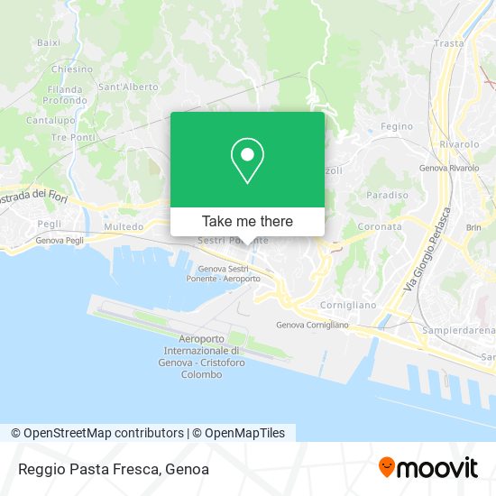 Reggio Pasta Fresca map